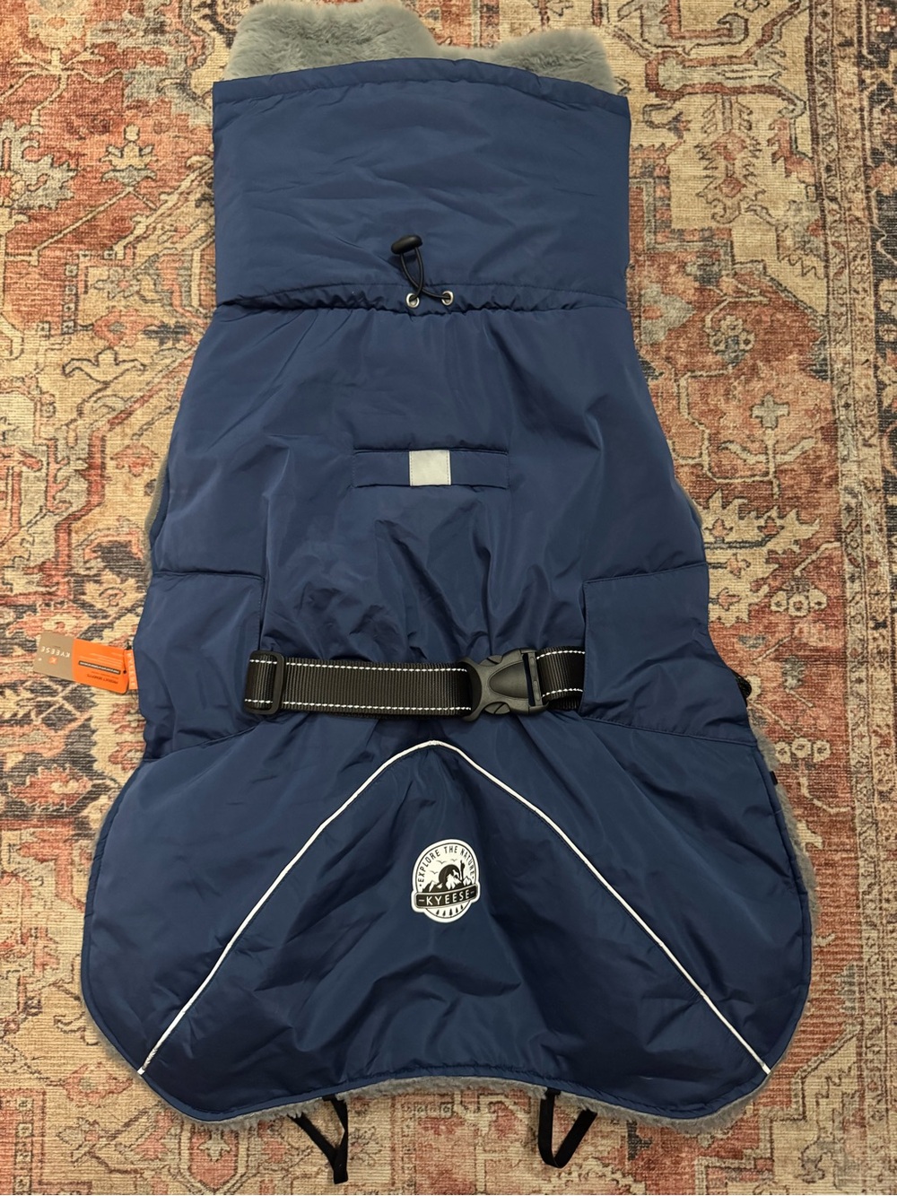 Kyeese Wear Waterproof Navy Winter Dog Coat